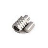 304 Stainless Steel Magnetic Clasps STAS-C127-18B-P-2