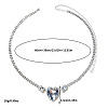 Heart Alloy Full Crystal Rhinestone Waist Belly Chains for Bikini FS-WG5F00F-02-4