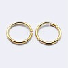 925 Sterling Silver Saw Cut Open Jump Rings STER-F036-02G-0.8x6mm-3