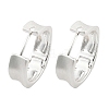Brass Hoop Earrings for Women EJEW-U055-07S-2