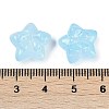 Transparent Spray Paint Glass Beads LS-GLAA-H035-02G-3
