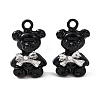 Spray Paint Alloy Pendants ENAM-K076-30P-2