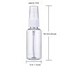 30ml Transparent PET Plastic Refillable Spray Bottle MRMJ-WH0032-01A-2