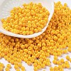 Baking Paint Glass Seed Beads SEED-H002-I-B503-1