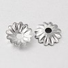 Tarnish Resistant Multi-Petal 316 Surgical Stainless Steel Flower Bead Caps LS-X-STAS-M257-05-2