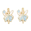 Rack Plating Alloy Enamel Pendants FIND-A040-08D-02G-1