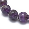 Natural Amethyst Bead Stretch Bracelets X-BJEW-K212-A-034-6