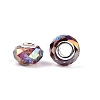 Transparent Glass European Beads GPDL-N004-D14mm-A08-2