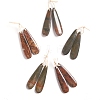 Natural Picasso Jasper Pendants X-G-G827-03A-1