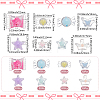 240Pcs 8 Styles Transparent Plastic Beads KY-BM0001-04-2