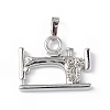 Eco-Friendly Rack Plating Brass Pendants KK-F848-12P-2