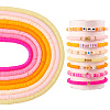 8 Strands Imitation Jelly Handmade Polymer Clay Beads Strands CLAY-TA0001-47A-1