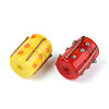 Handmade Gold Foil Glass Bumpy Beads LAMP-ZX003-12-2