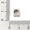Tarnish Resistant 201 Stainless Steel European Beads STAS-M058-01C-P-3