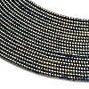 Electroplate Glass Beads Strands GL-CBAA615-01B-3