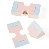 50Pcs Folding Paper Jewelry Display Cards ODIS-TA0001-07C-2