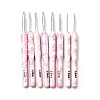 8Pcs Aluminium Oxide Crochet Hook Sets TOOL-C012-16-1