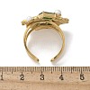 304 Stainless Steel Cuff Rings for Women RJEW-D302-03G-10-3