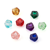  120Pcs 8 Colors Transparent Resin Beads RESI-TA0001-58-2