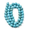 Natural Magnesite Beads Strands G-P598-E-8mm-05-3