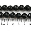 Natural Black Onyx Round Bead Strands X-G-L271-02-10mm-2