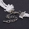 Cloth Gothic Choker Necklaces NJEW-E085-27A-3