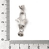Brass Lobster Claw Clasps KK-U059-50P-3