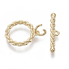 Brass Toggle Clasps KK-S354-219-NF-3