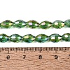 Electroplate Transparent Glass Beads Strands GL-N002-01A-A10-4