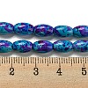 Spray Painted Synthetic Turquoise Beads Strands G-E617-B07-03B-5