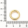 Rack Plating Ring Brass Spring Gate Clasps KK-M309-36G-3