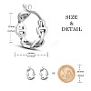 SHEGRACE 925 Sterling Silver Hoop Earrings JE842A-2