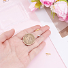 4Pcs 2 Colors 925 Sterling Silver Pin to Pendant Converter STER-BBC0009-17A-3