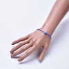 Nylon Cord Bracelets BJEW-JB04257-M-5