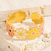 304 Stainless Steel Cuff Rings RJEW-D319-02G-02-1