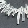 Natural Quartz Crystal Beads Strands G-P368-10-3