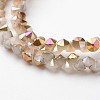 Electroplate Glass Bead Strands EGLA-J138-A-HP05-1