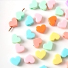 Opaque Acrylic European Beads X-TACR-F008-11-1