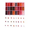 288G 24 Colors Glass Seed Beads SEED-JQ0005-01B-4mm-1