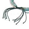 Glass Beaded Multi-strand Bracelets BJEW-JB10391-4
