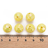 Opaque Acrylic Beads TACR-S154-10F-08-6