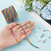 7.1 Yards Glass Rhinestone Synthetic Rubber Round Cord DIY-GF0013-74B-3