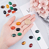 Natural & Synthetic Gemstone Oval Cabochons G-FH0001-10-4