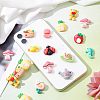 48Pcs 16 Style Resin Cabochons CRES-CA0001-14-4