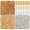 3300Pcs 3 Colors Plated Glass Bugle Beads SEED-TA0001-56-1