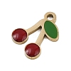 304 Stainless Steel Enamel Charms STAS-I338-01G-08-2
