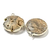 Electroplated Natural Druzy Agate Pendants G-A229-01A-2
