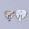 Black Lip Shell Pendants SSHEL-S251-25-2