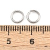 Tarnish Resistant 304 Stainless Steel Open Jump Rings STAS-N015-04-6x0.9mm-3