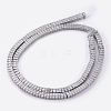 Electroplated Non-magnetic Synthetic Hematite Beads Strands G-P367-F-2